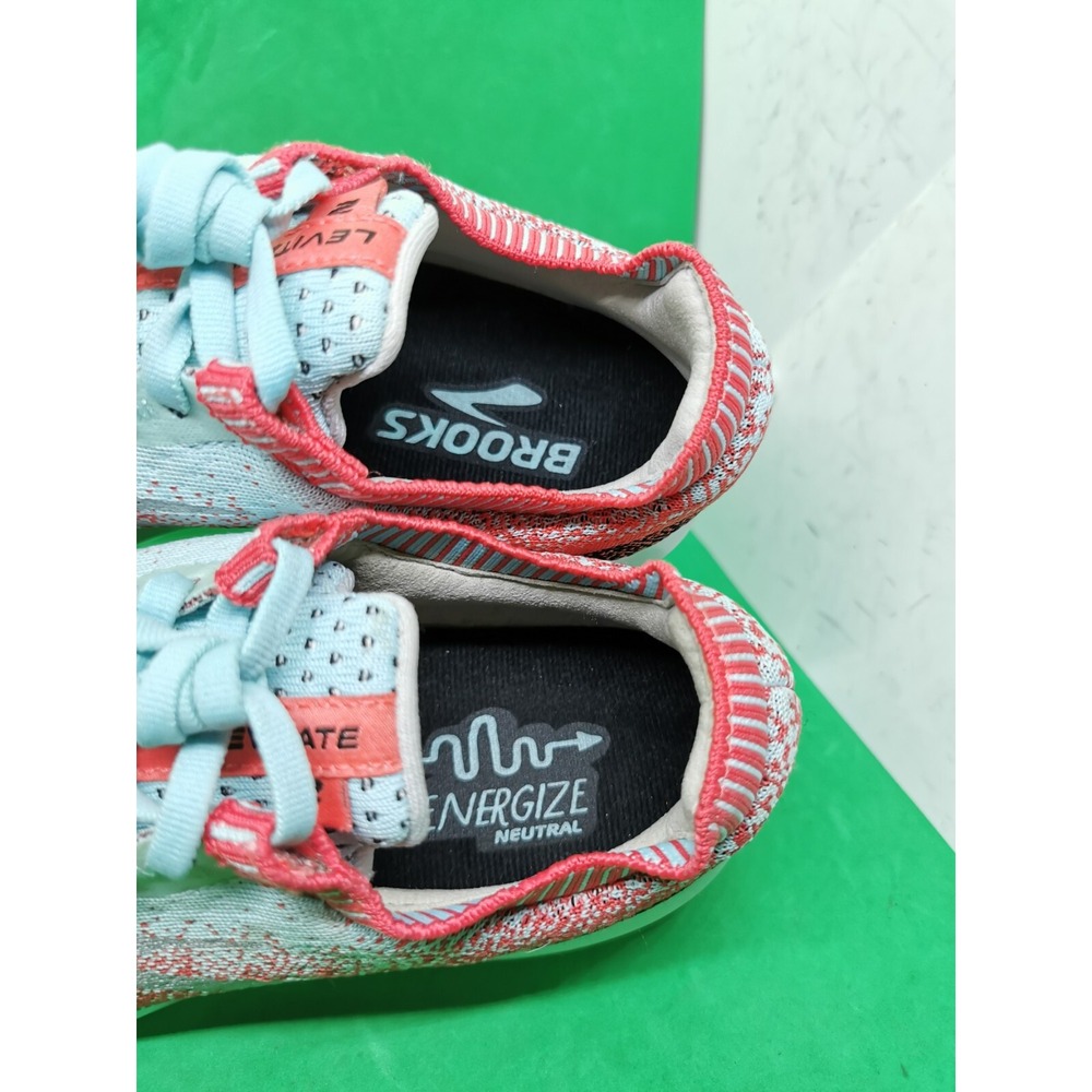 Brooks Levitate 2 1202791B872 Coral Blue Black Running Shoes Women's Size 9 M - Picture 11 of 16
